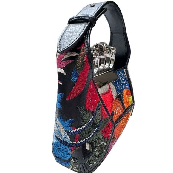 NWT Alexander McQueen Mini All Over Jeweled Top Handle Bag - Picture 4 of 11